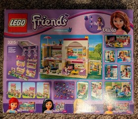 LEGO #3315 Friends:Olivia's House-2012 Retired-FACTORY SEALED-Peter, Anna,Olivia