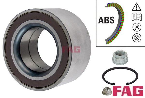 FAG 713668320 Radlagersatz Radlager Satz Hinterachse Hinten FüR Mercedes-Benz-image