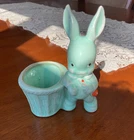 HTF -VTG Pottery  Bunny Rabbit Planter Easter Decor  5.5” H Shawnee?