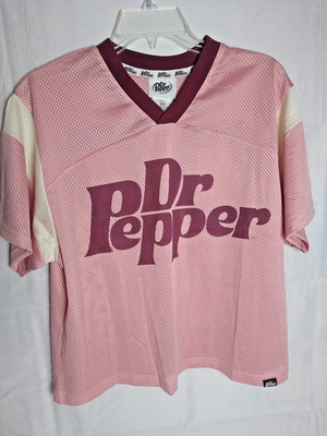 Dr Pepper T-Shirt Women, Pink & Maroon #23
