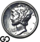 1939 Mercury Dime, Details