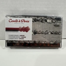Conté à Paris Sanguine Color Crayons Set Of 12 Assorted New Sealed
