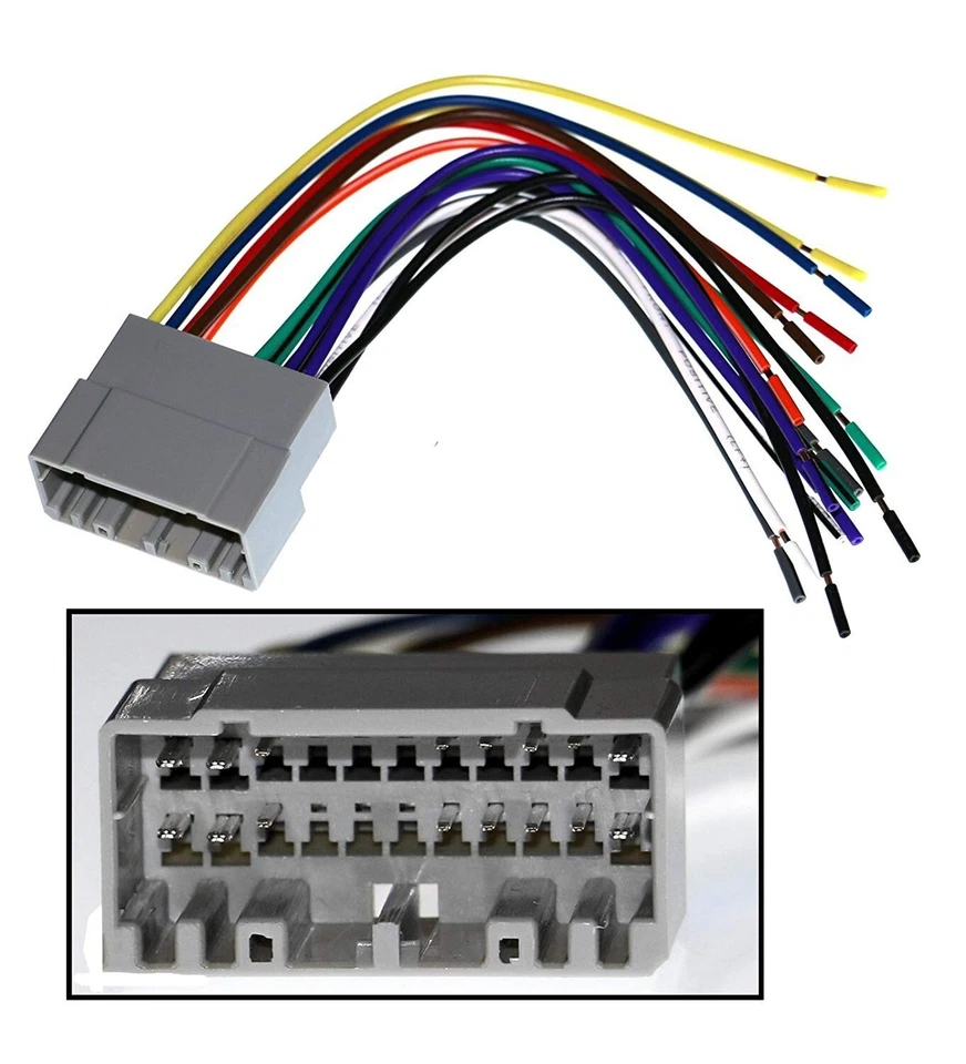 Kit de arnés de cables doble DIN estéreo para tablero de radio de coche para Chrysler 300 2005-2007 Foto 2 de 4