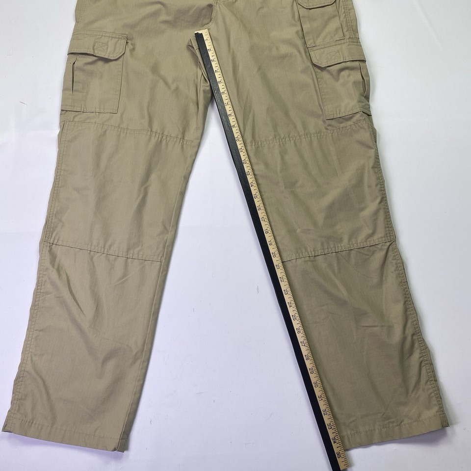 Propper Mens 38x36 Beige Tactical Uniform Cargo Pants Elastic Waist