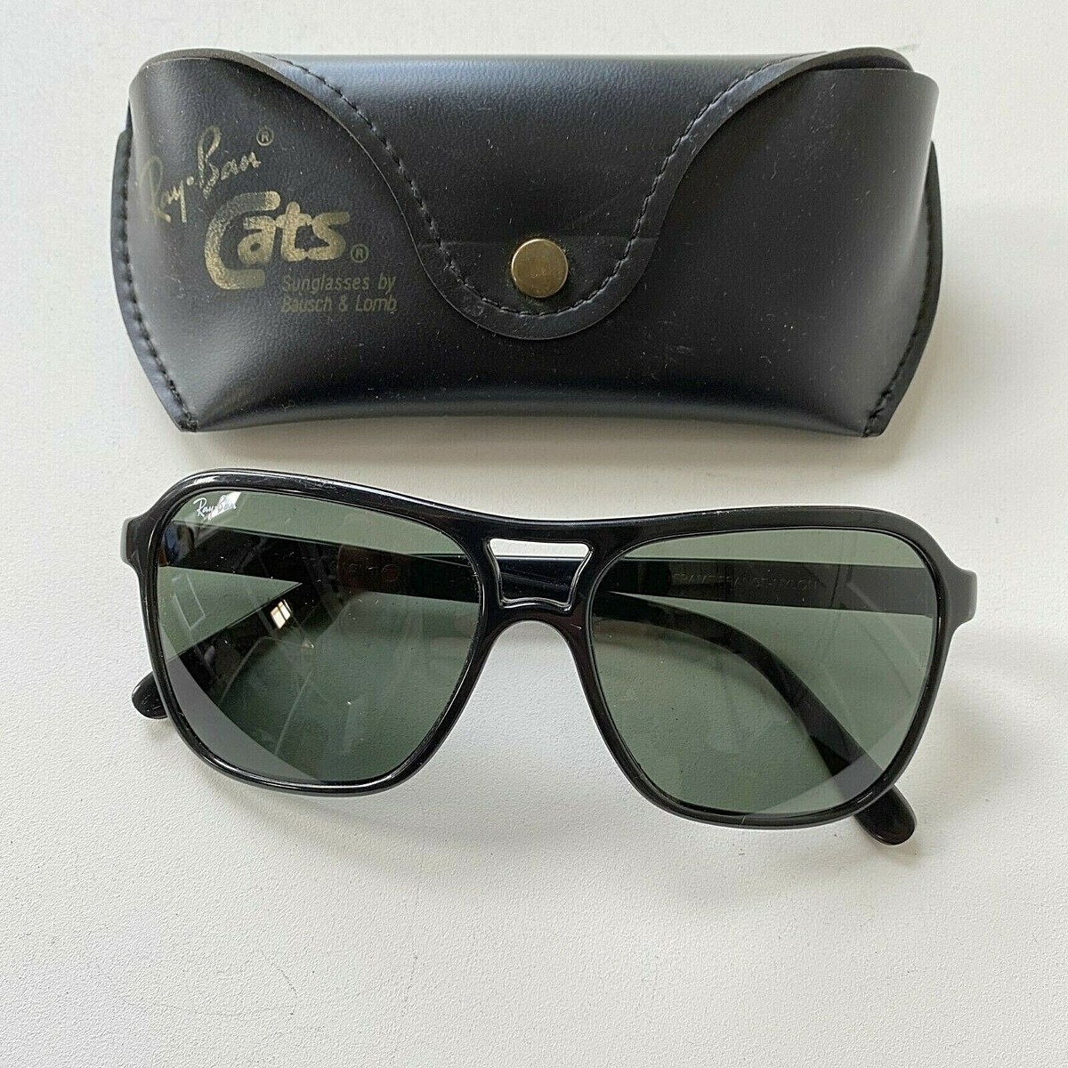 B&L RAY BAN L1721 BLACK NYLON G15 CRYSTAL LENS CATS 58mm SKI