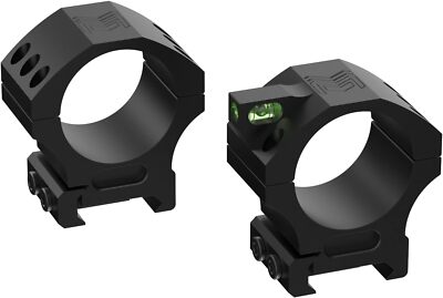 Monstrum Next Level Scope Rings with Integrated Bubble | Medium Profile 