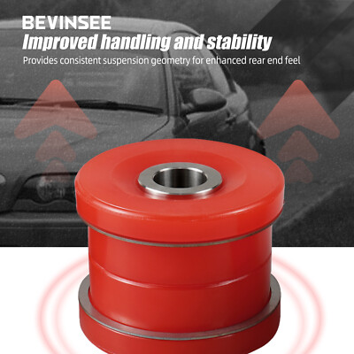 Flo-Flex BMW E46 M3 Rear Subframe Mounting Bushes – Polyurethane Orange, Both Sides