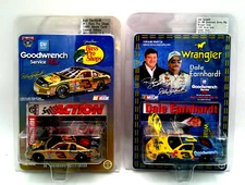 2 "ACTION" DALE EARNHARDT Bass Pro Shops 50th. Anniversary & 1999 Wrangler Jeans