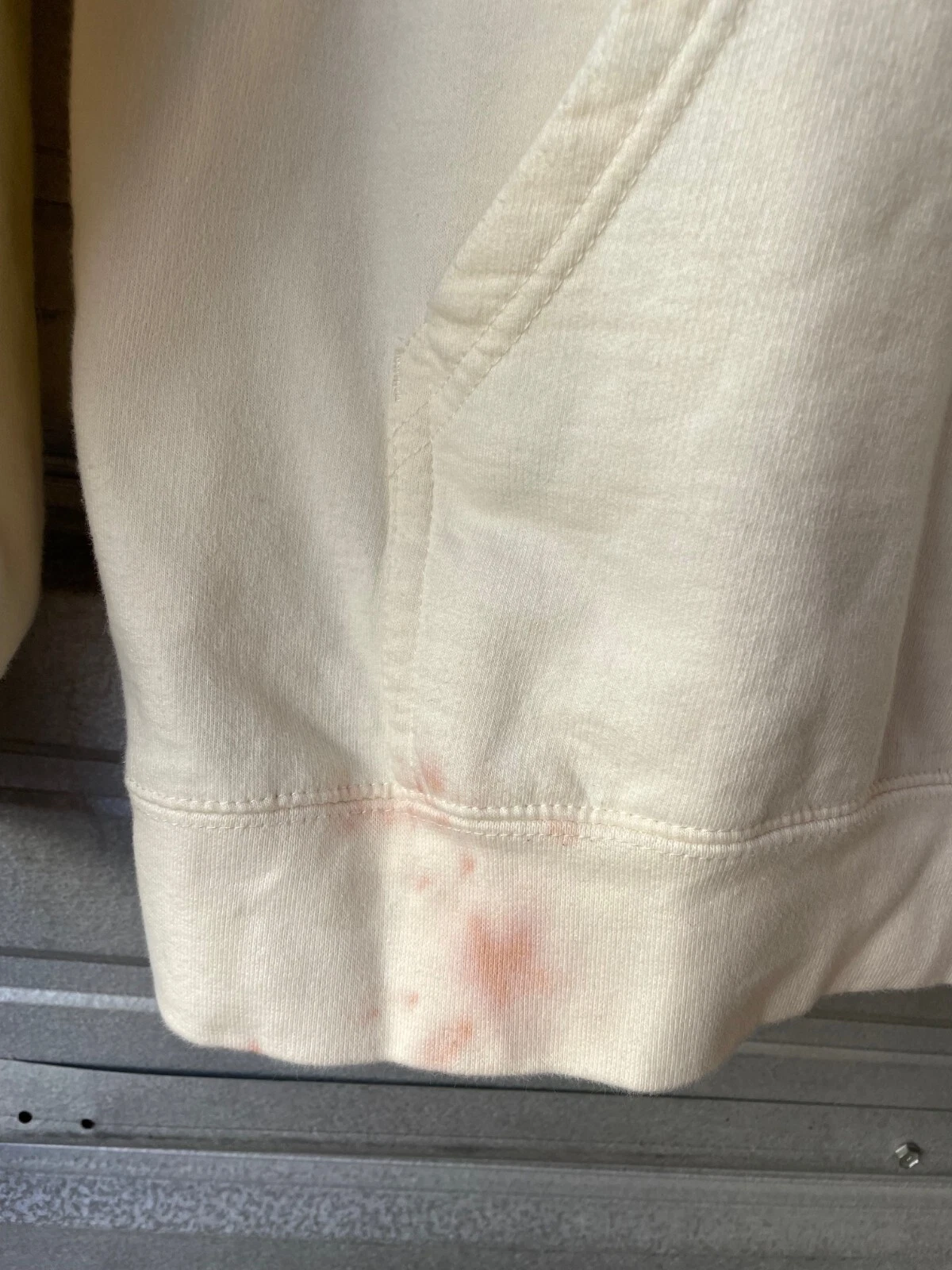 OFF WHITE Felpa con cappuccio Taylor Swift Eras Tour merch ufficiale donna taglia M panna beige