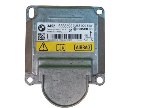 BMW SERIE 1 2 3 F20 F21 1 AIRBAGMODUL STEUERGERÄT 6868598 0265020810 2012