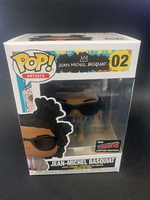 Funko Pop! Artists 02 Jean-Michel Basquiat 2019 NYCC Exclusive w/Protector Vinyl