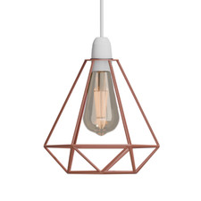 Ceiling Light Shade Geometric Pendant Lampshade Lamp Industrial Cage Vintage