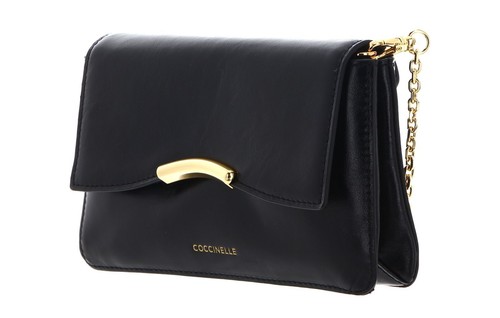 COCCINELLE Mini Bag Craquele Leather Noir - Foto 2 di 4