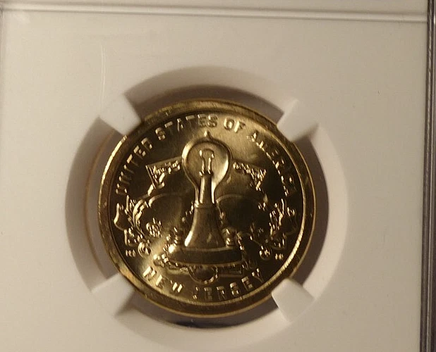 Innovation  2019-P  NJ Light Bulb NGC MS66 - Image 4 of 4