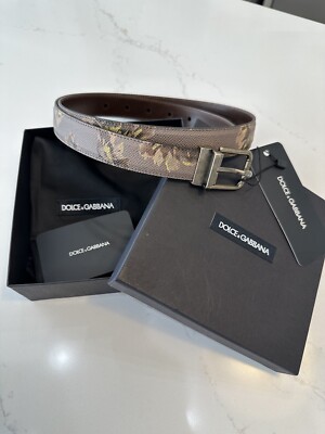 ? DOLCE & GABBANA D&G Dauphine Leather Belt Size 85/34 Floral women’s s-l400.jpg main image 4