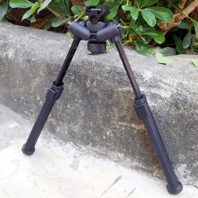 1913 Picatinny/Mlcok Rail rifle ajustável montagem bipé bipé polímero de alumínio - Imagem 2 de 4