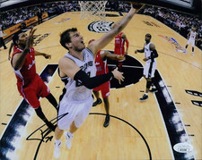 Tiago Splitter San Antonio Spurs Signed 8x10 Matte Photo JSA Authenticated