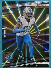 Tracy Walker 2022 Panini Prestige Football Xtra Points Sunburst Card # 102 Lions