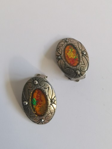 Boucles D'oreilles à Clips En Forme De Coquille, Métal Argenté - Occasion Bon état