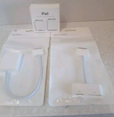 iPad/iPod VGA AV Adapters Camera Connection Kit MC531ZM