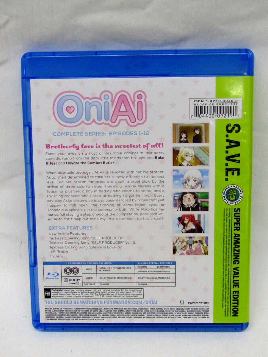 OniAi - The Complete Series - (S.A.V.E. Blu-ray, Anime) | eBay