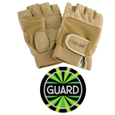 Director's Showcase Ever-Dri Color Guard Gloves with free decal (black or tan)
