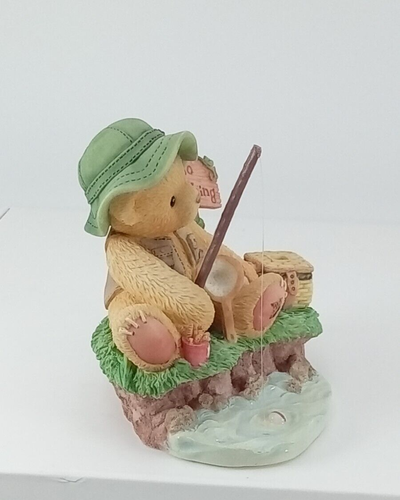CHERISHED TEDDIES FIGURINE-NORM--PATIENCE IS A FISHERMANS VIRTUE - Picture 4 of 7