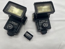 Pack of two 2X Vivitar 285HV Zoom Thyristor Flash - USED Untested.