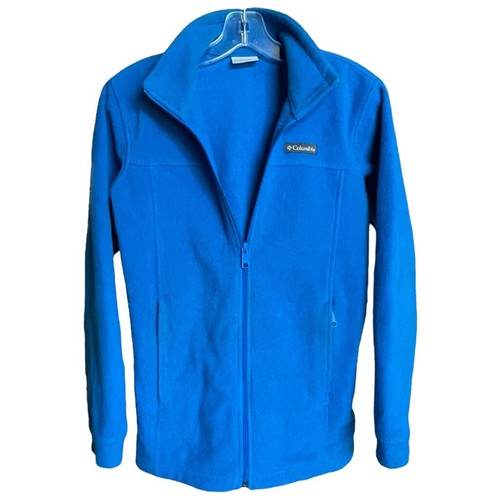 Columbia Kids Youth Fleece Jacket Zip Up Blue Size Large 14/16 - Picture 4 of 8