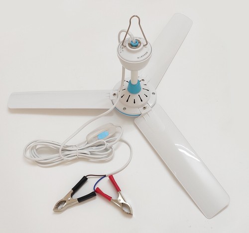 12V Ceiling Fan Portable Hanging Fans 