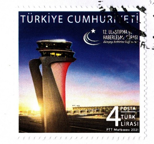 TURKEY 2021 FIRST DAY COVER 12TH TRANSPORT AND COMMUNICATIONS FORUM VERY NICE - Picture 5 of 7