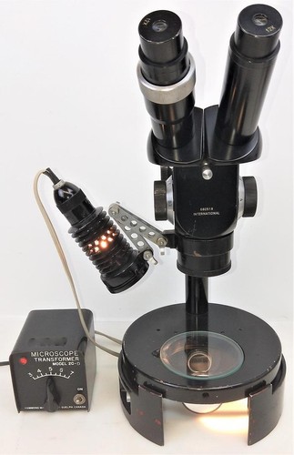 International Binocular Stereo Microscope with Transformer & Lamp (7.56X to 48X) - Picture 4 of 20
