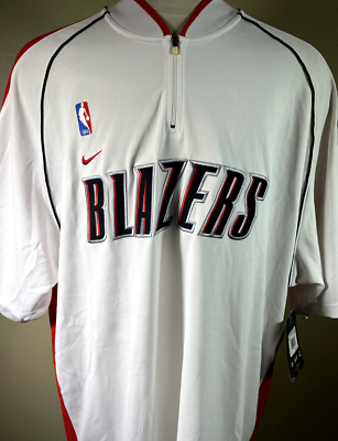 VTG 2001 Nike Portland Trail Blazers Warm Up Shooting Jersey Shirt