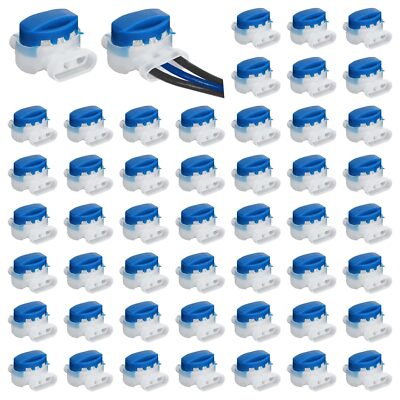 EEEKit Electrical IDC 314-BOX Pigtail 3 Wire Connector, Self-Stripping... 