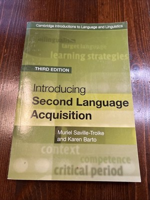Introducing Second Language Acquisition, Paperback by Saville-Troike, Muriel;...