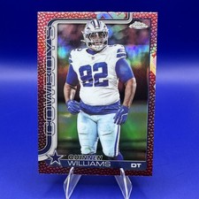 Quinnen Williams #72 Football Leather Refractor 2025 Topps Chrome