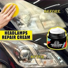Car Headlight Restoration Polishing Kit - Scr...