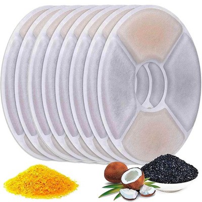 Cat Water Fountain Filters 8 Pack,50% More Resin & Activated Carbon,Genuine C...