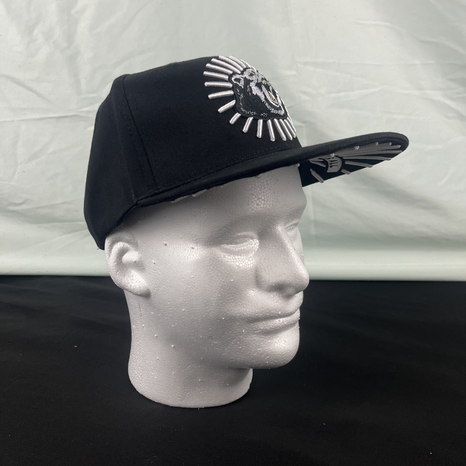 VTG Hustle Gang Snapback Hat OSFA Black Bear "Win… - image 4