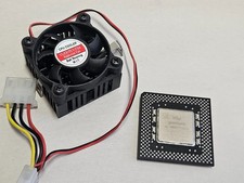 Intel Pentium 233MHz MMX, Socket 7, SL27S, FSB 66MHz with FAN, Vintage CPU #1