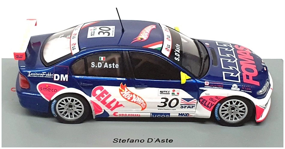 Spark escala 1/43 S0429 - BMW 320 WTC 2005 #30 D'Aste - Azul/branco - Imagem 3 de 4