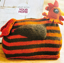 FABULOUS HEN DOOR STOP - VINTAGE KNITTING PATTERN (DS23) Country Chicken Decor!