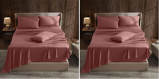 Extra Deep Pocket King Size Sheets Sets - Fits Mattress 18-24 Inches - 6 Piece K