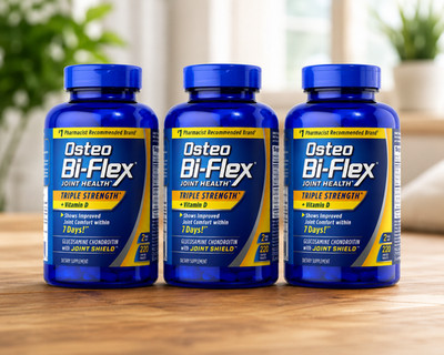 3x Osteo Bi-Flex Triple Strength 220 Tablets Joint Support Supplement Exp 2028