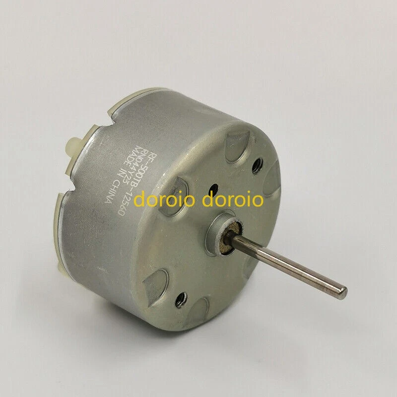 Mabuchi RF-500TB-12560 DC 6V-12V Micro Mini 32mm Round Electric Motor Long Shaft - Image 2 of 4