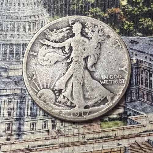 1917-S Reverse Walking Liberty Half Dollar 🇺🇸