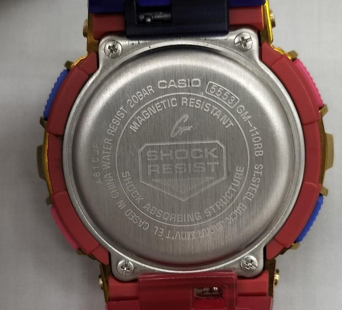 ★新品★ CASIO G-SHOCK　GM-110RB-2AJF CASIO G-SHOCK Metal Covered GM-110RB-2AJF Rainbow Watch From