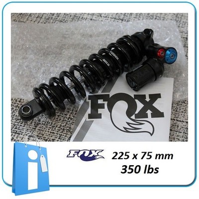 Amortiguador Muelle 350 lbs FOX DHX2 Performance Elite 225 x 75mm 225x75 coil