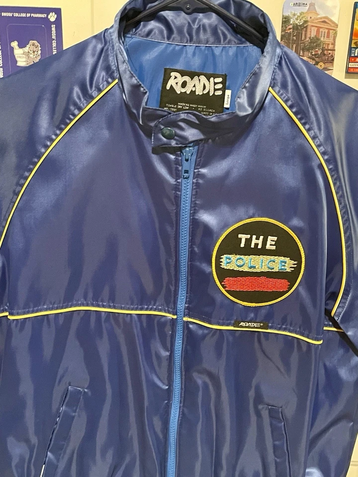 Jaqueta Vintage The Police Synchronicity De 1983 Tamanho Grande Leia a Descrição!! - Imagem 3 de 4