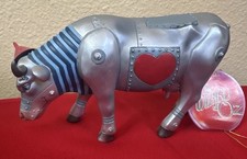 Cow Parade The Wizard of Oz Tin Man Cow #7242Westland Giftware 2002 W/Box